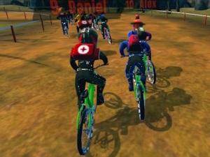 マウンテンバイクの山道レースゲーム【Riders Downhill Racing】