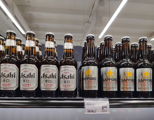 フィンランド スーパー あさひ サッポロビール Olut Sapporo Asahi Japanese Beer