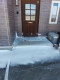 玄関の雪