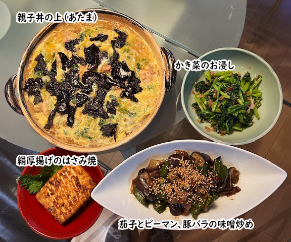 晩御飯親子丼